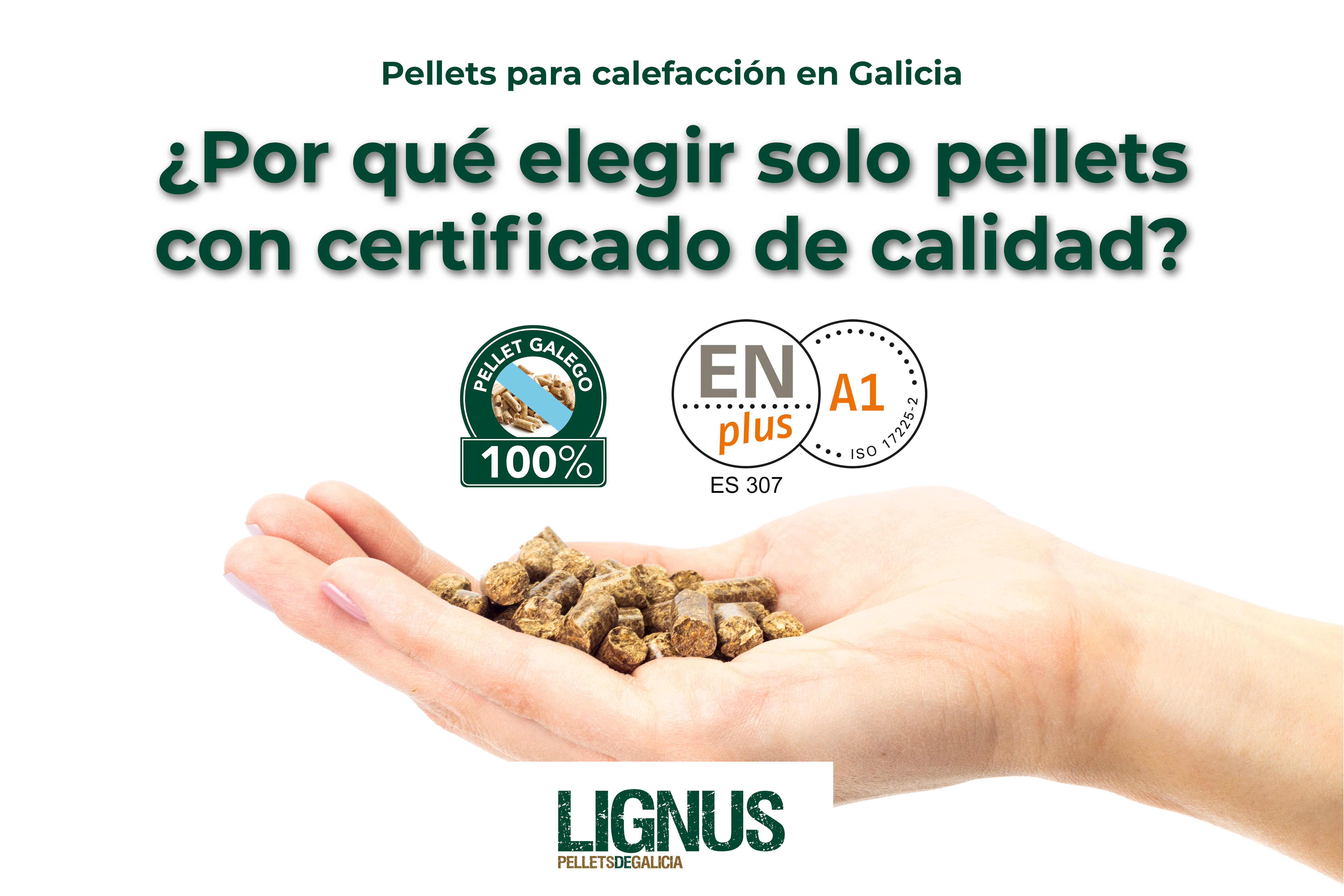 Pellets en Galicia con certificado de calidad